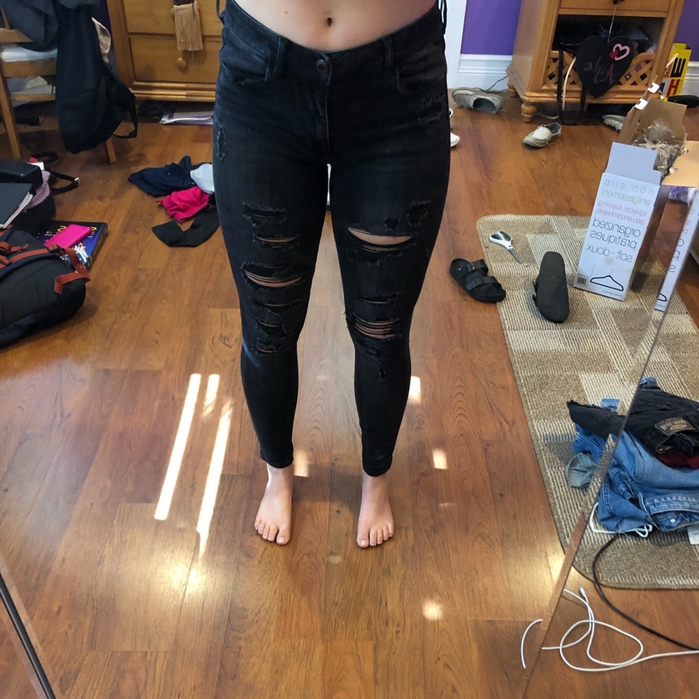 Ripped Black Jeans